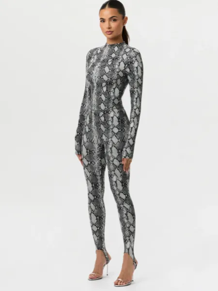 Naked Print Stirrup Legging